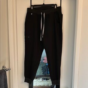 Figs Black Zamora Jogger Pants